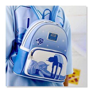 ✨DISNEY x LOUNGEFLY✨ NEW! Star Wars Hoth Echo Base Backpack